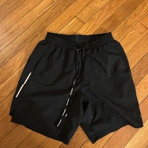 Nike Black Athletic Shorts Lightweight Elastic Waist